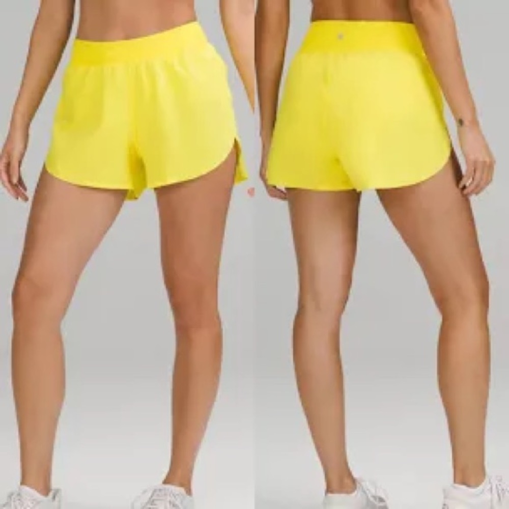 NWOT lululemon find your pace HR 3” inseam shorts